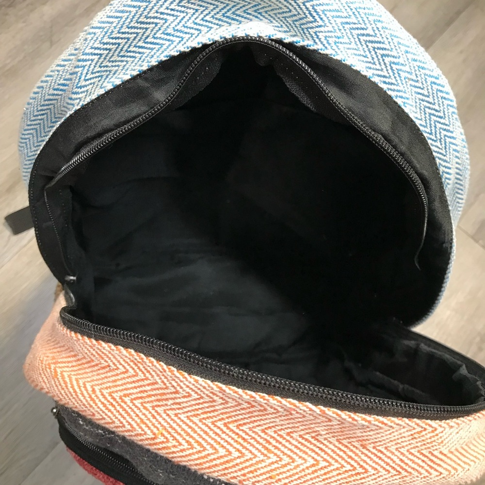 Large Hemp Backpack - Picture 6 of 7
